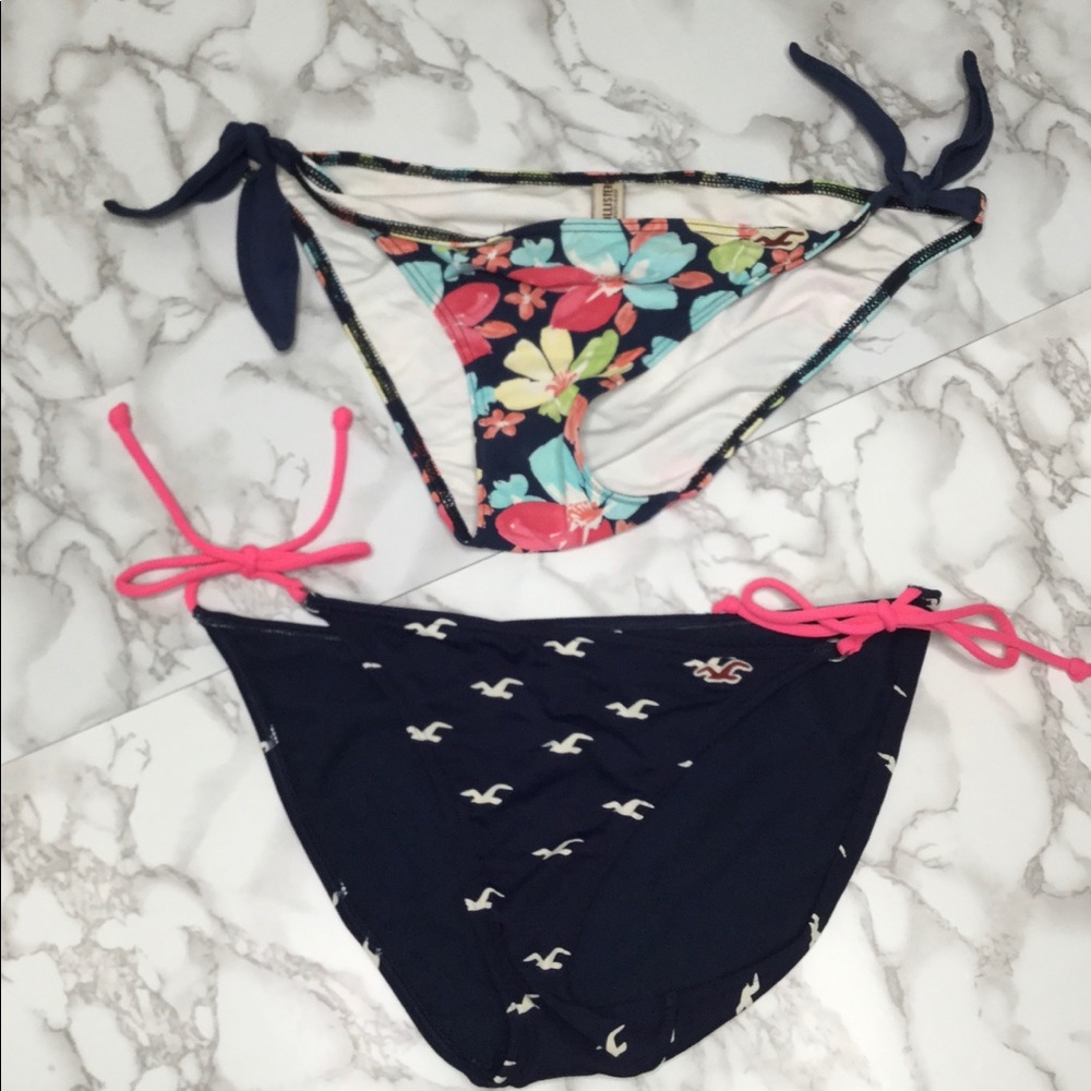 Bundle of Two Hollister Bikini Bottoms Sz Medium